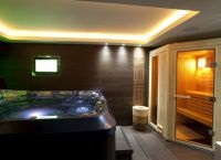 Saună în clădirea (sauna) Sauna în clădire