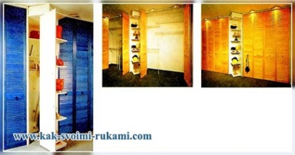 Dulap cu usi pliante cu mâinile lor, mâinile - modul de a face cel mai mult (mobilier) Dulap cu usi pliante cu mâinile lor, mâinile - Cum sa faci cel mai mult