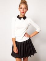 Pulover albastru (albastru) pulover albastru