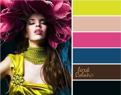 Combinația de culoare chartreuse, lookcolor (chartreuse) Combinația de culoare Chartreuse, lookcolor