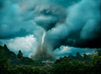 Crearea PHOTOMANIPULATIONS tornado în Photoshop (PHOTOMANIPULATIONS) Crearea de manipulare foto cu o tornadă în Photoshop