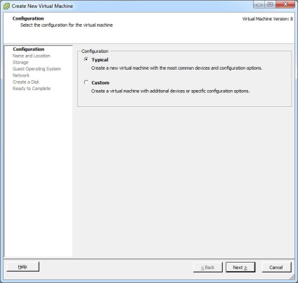 Crearea unei mașini virtuale pe ESXi folosind clientul vSphere (ESXi) Crearea unei mașini virtuale pe ESXi folosind clientul vSphere
