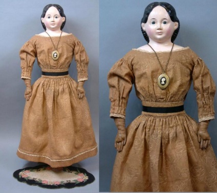 păpuși antice realizate din papier-mache Lyudviga Greynera (papusa papier-mache) păpuși antice realizate din papier-mache Lyudviga Greynera
