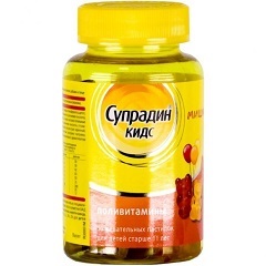 Supradin Copii - instrucțiuni de utilizare, indicații, doza (instrucțiuni) Supradin Copii - instrucțiuni de utilizare, indicații, doza