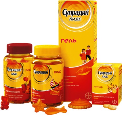 Copii Supradin descriere, instrucțiuni de utilizare, evaluări, ru-babyhealth (Copii) Copii Supradin descriere, instrucțiunile de aplicare, recenzii, ru-babyhealth