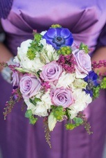Floristica de nuntă în anemone detaliu (buchet) Floristica de nuntă în detaliu anemone
