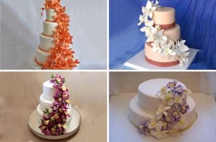 tort de nunta cu idei de design orhidee cu fotografii (tort de nunta cu orhidee) tort de nunta cu idei de design orhidee cu fotografii