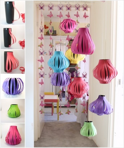Lampa de hârtie cu mâinile (mâini) Lampa de hârtie cu mâinile