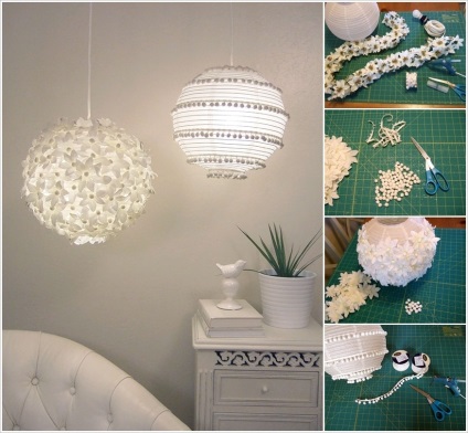 Lampa de hârtie cu mâinile (lampa) Lampa de hârtie cu mâinile