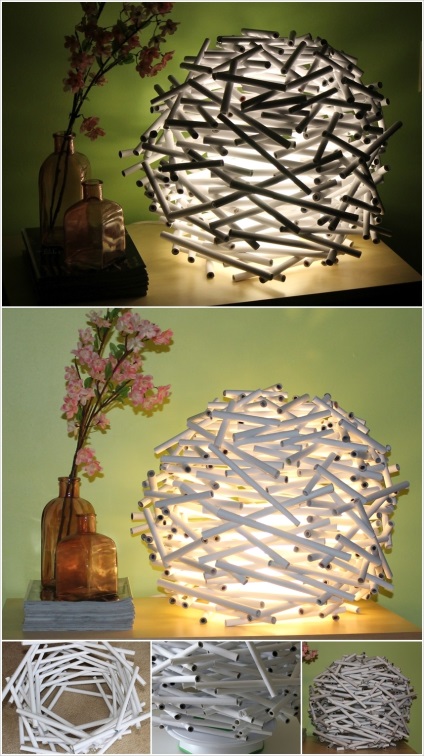 Lampa de hârtie cu mâinile (mâini) Lampa de hârtie cu mâinile