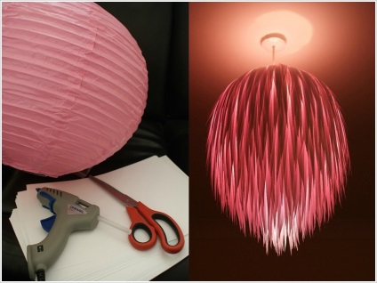 Lampa de hârtie cu mâinile (hârtie) Lampa de hârtie cu mâinile