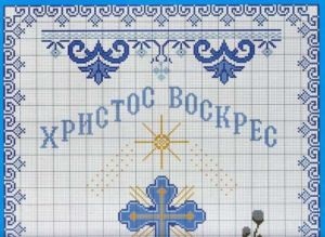 schema de cruciulițe pe tema Paști (broderie) schema de cruciulițe pe tema Paștelui