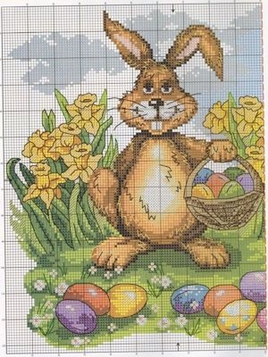 schema de cruciulițe pe tema Paștelui (Paste) schema de cruciulițe pe tema Paștelui
