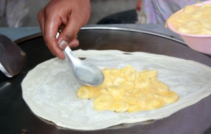 clatite cu banane Thai - un pas cu pas fotografii reteta, de revizuire (banana) clatite cu banane Thai - un pas cu pas reteta fotografii, consultați