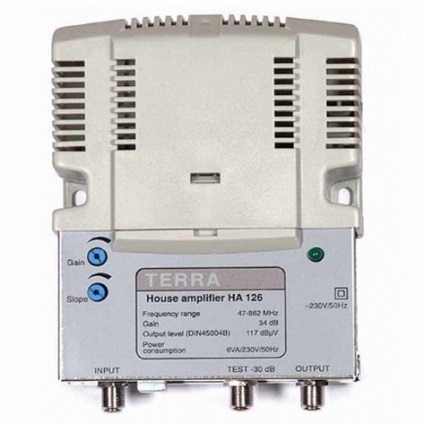 Terra 126 ha - amplificatoare casa medie de curent alternativ (de putere) Terra ha 126 - amplificatoare de casa medie de curent alternativ