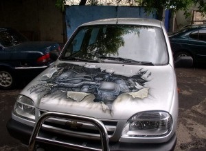 aplicarea tehnologiei grafice 3D pe masina (auto) cerere Tehnologie grafica 3D pe masina