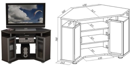 Colțul TV stea cu mâinile lor exemple, desene, calcule (colț) Colțul TV stea cu mâinile lor exemple, desene, calcule