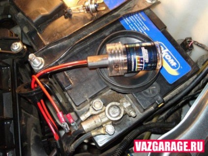 Instalarea de xenon în Lada Priora (sârmă) Instalarea de xenon în Lada Priora