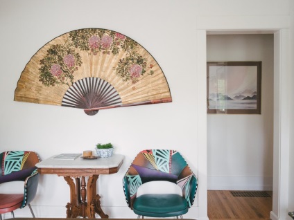 Ventilatorul de pe perete o hârtie mare chineză sau japoneză decorative ca atarna de Feng Shui (mare) Ventilatorul de pe perete o hârtie mare chineză sau japoneză decorative ca atarna de Feng Shui