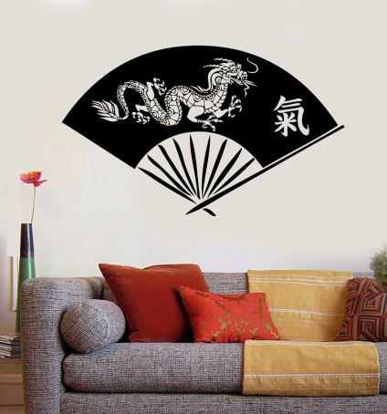 Ventilatorul de pe perete o hârtie mare chineză sau japoneză decorative ca atarna de Feng Shui (hang) Ventilatorul de pe perete o hârtie mare chineză sau japoneză decorative ca atarna de Feng Shui