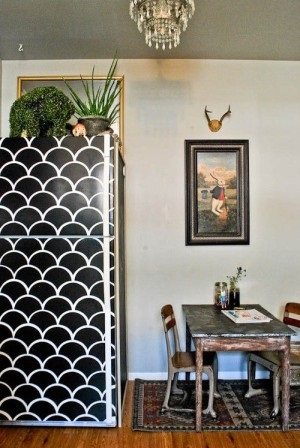 De ce și cum decora frigider - 28 exemple de fotografii (frigider inlay) De ce și cum decora frigider - 28 exemple de fotografii