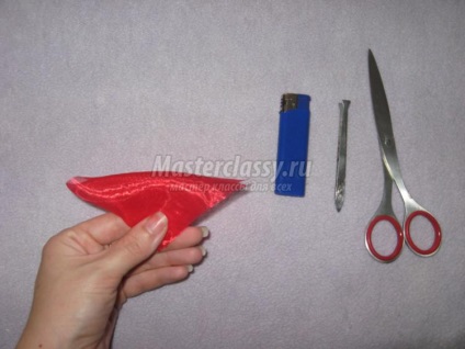 Clip cu arcuri organza (funde agrafelor cu clasa de organza master) Clip cu arcuri organza