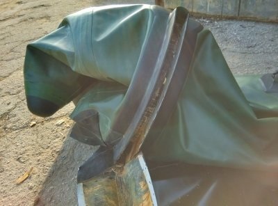 Înlocuirea pupei în barca PVC (pupei) Înlocuirea pupei din PVC barci