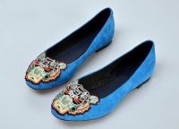 balerini din piele intoarsa (balerini) balerini din piele intoarsa
