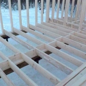 construcție de iarnă a unei case cadru cu 50 fotografie (construcții de iarnă unei case cadru) construcție de iarnă a unei case cadru cu 50 de fotografii