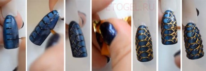 lac gel manichiura serpentină (șarpe) Snake poloneză gel manichiură