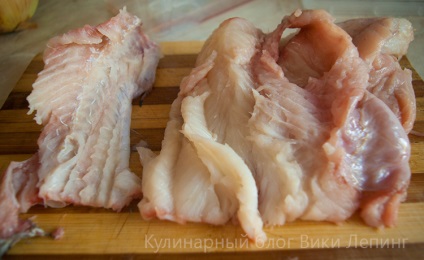pește alb în sos de smântână, dreptul de alimentare (unt) pește alb în sos de smântână, dreptul de alimente