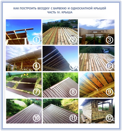 Gazebo cu un acoperiș șopron cu său pas cu pas instrucțiunile mâini (chioșc cu acoperiș Pent cu mâinile) Gazebo cu un acoperiș șopron cu mâinile sale instrucțiuni pas cu pas
