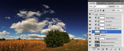 Blog tratament fotograf peisaj în Photoshop (suprapunere cu suprapunere cu suprapunere) Blog tratament fotograf peisaj în Photoshop
