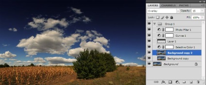 Blog tratament fotograf peisaj în Photoshop (suprapunere cu suprapunere cu suprapunere) Blog tratament fotograf peisaj în Photoshop