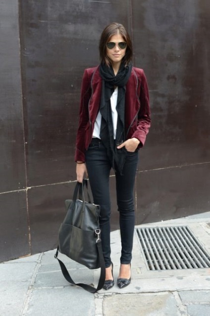 jacheta Maroon (31 poze) ce sa poarte (visiniu) jacheta Maroon (31 poze) ce sa poarte