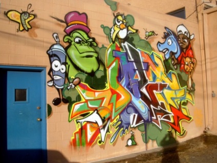 litere și fonturi graffiti (fonturi) Graffiti litere și fonturi