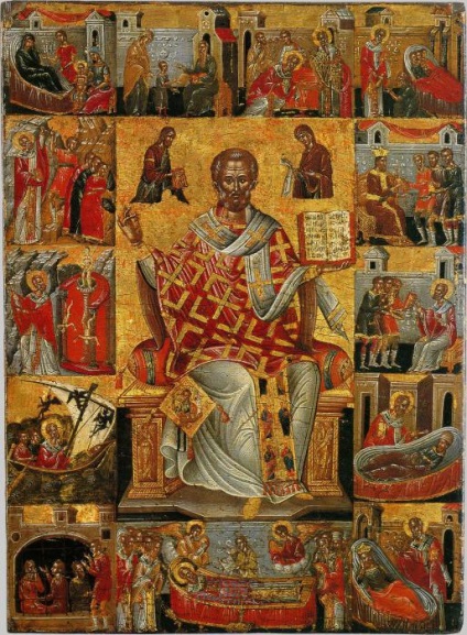 icon Miraculos Sfântul Spiridon (Trimitundei) Icoana Miraculos Sfântul Spiridon