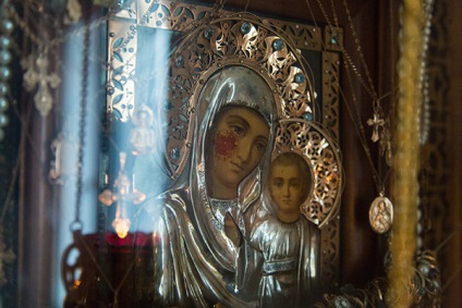 lacrimi Miraculos Virgin - planeta Rusă (față de sângerare) lacrimi Virgin Miraculos - planeta Rusă