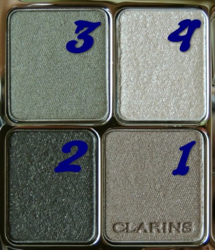 Clarins patru culori eyeshadow mineral min ombre - RALE 4 couleurs, №11 pădure (RALE) Clarins patru culori ochi mineral umbra min ombre - RALE 4 couleurs, №11 pădure