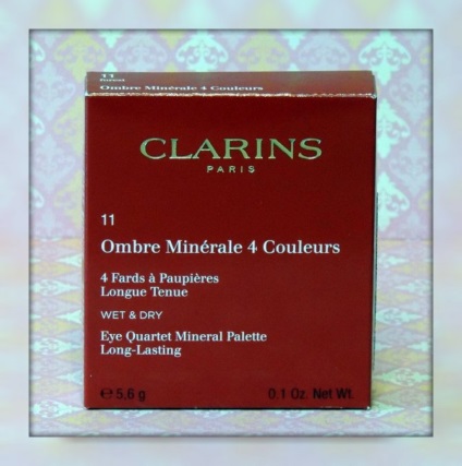 Clarins patru culori eyeshadow mineral min ombre - RALE 4 couleurs, №11 pădure (umbră) Clarins patru culori ochi mineral umbra min ombre - RALE 4 couleurs, №11 pădure