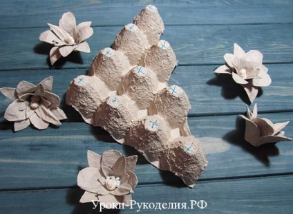 Decor pentru casa cu propriile sale mâini din tava de ou - lecții brodată (ei) Decor pentru casa cu propriile sale mâini de la tava de ou - lecții de lucru manual