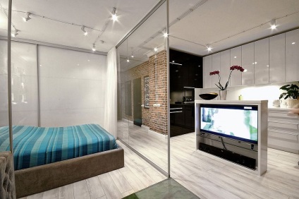 Design dormitor apartament fotografie interior, ideea de a re-planificare (proiectare) Design dormitor apartament fotografie interior, ideea de a re-planificare