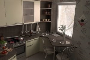 Design de bucătării în Hrușciov, multe soluții gata făcute, sfaturi pentru începători (proiectare) Design de bucătării în Hrușciov, multe soluții gata făcute, sfaturi pentru incepatori