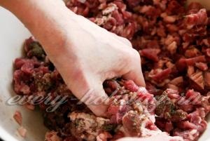 cârnați de casă din carne de porc, coaptă în cuptor (cârnați) salam de casa din carne de porc, coapte în cuptor