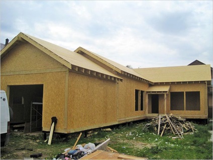 Garaj cu baie sub un singur acoperiș - construirea de baie cu garaj fotografie (garaj) Garaj cu baie sub un singur acoperiș - construirea de bai cu garaj foto