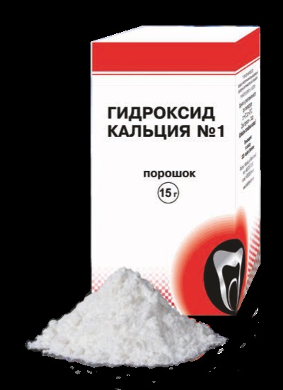 Hidroxid de calciu pentru stomatologie (pulbere de calciu hidroxid de tratament stomatologic pulpitei periodontita) Hidroxid de calciu pentru stomatologie
