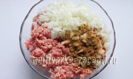 Cuiburi de paste cu carne tocată în rețetă cuptor cu pas (carne) Cuibul de paste cu carne tocată în cuptor pentru un pas cu pas reteta