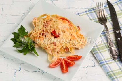 Cuiburile cu carne în cuptor, gospodinele mondială (tocată) Cuiburile cu carne în cuptor, gospodinele din lume