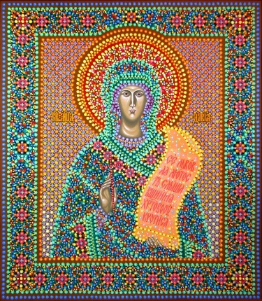 Icoana Sfântului Mucenic Roman Daria (martir) Icoana Sfântului Mucenic Roman Darius