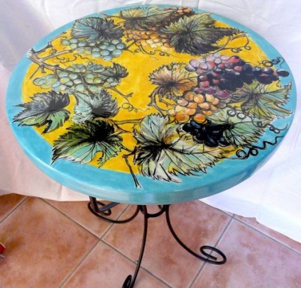 Cum de a decora o masă veche cu ideile sale mâini foto (prânz) Cum de a decora o masă veche cu ideile sale mâini fotografie